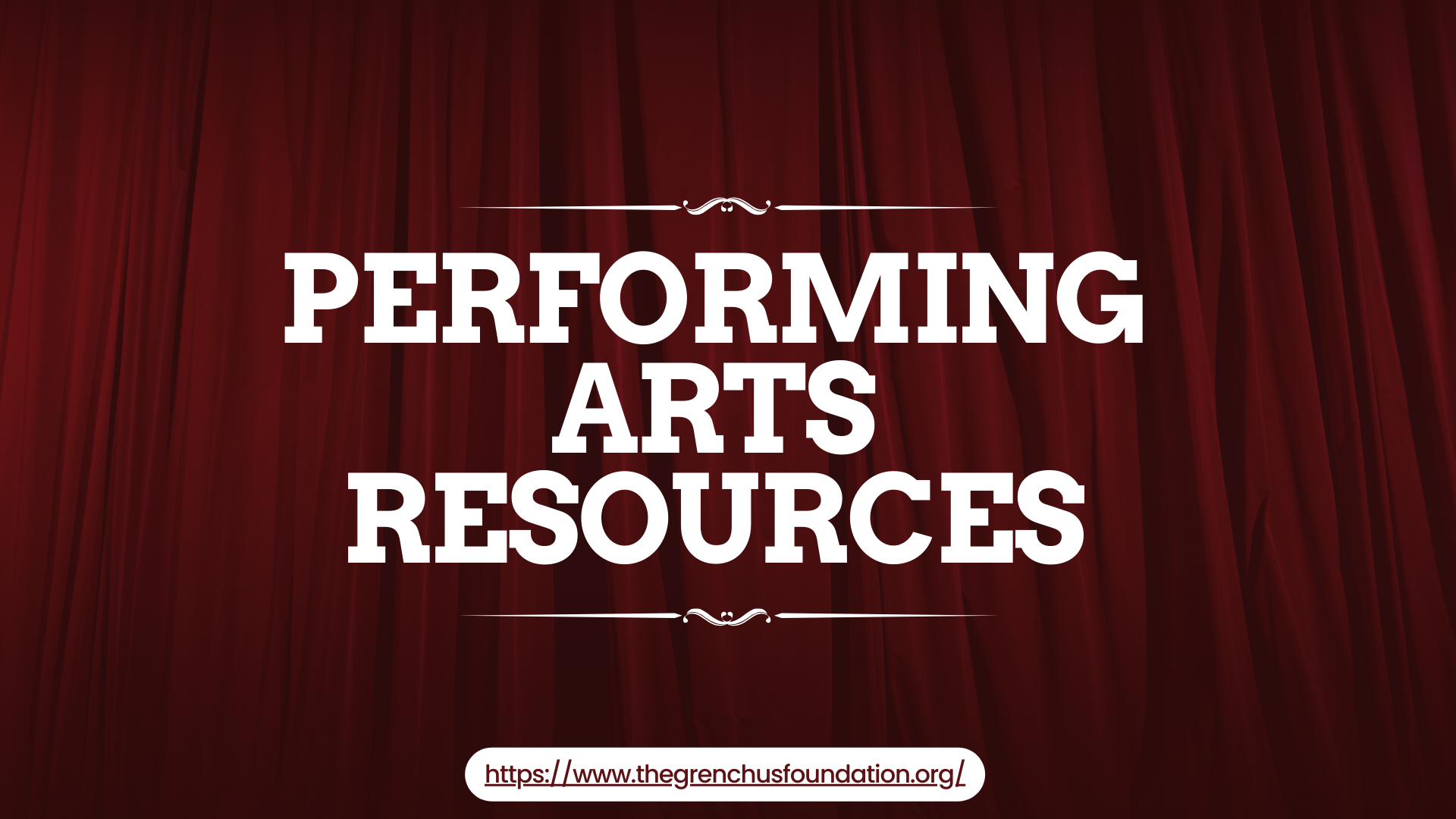 Performing Arts Resources