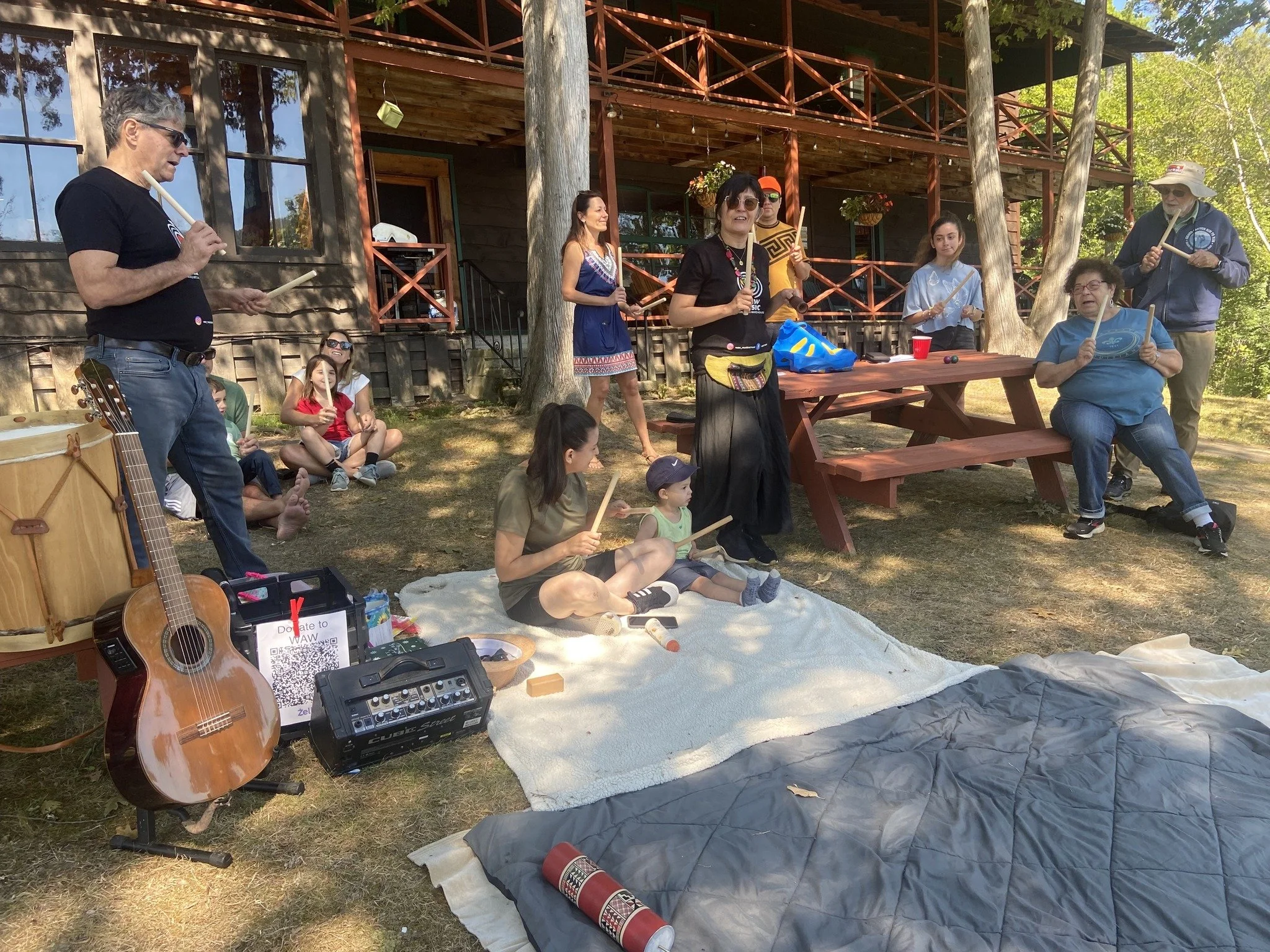 Children's Jam Session by the Lake