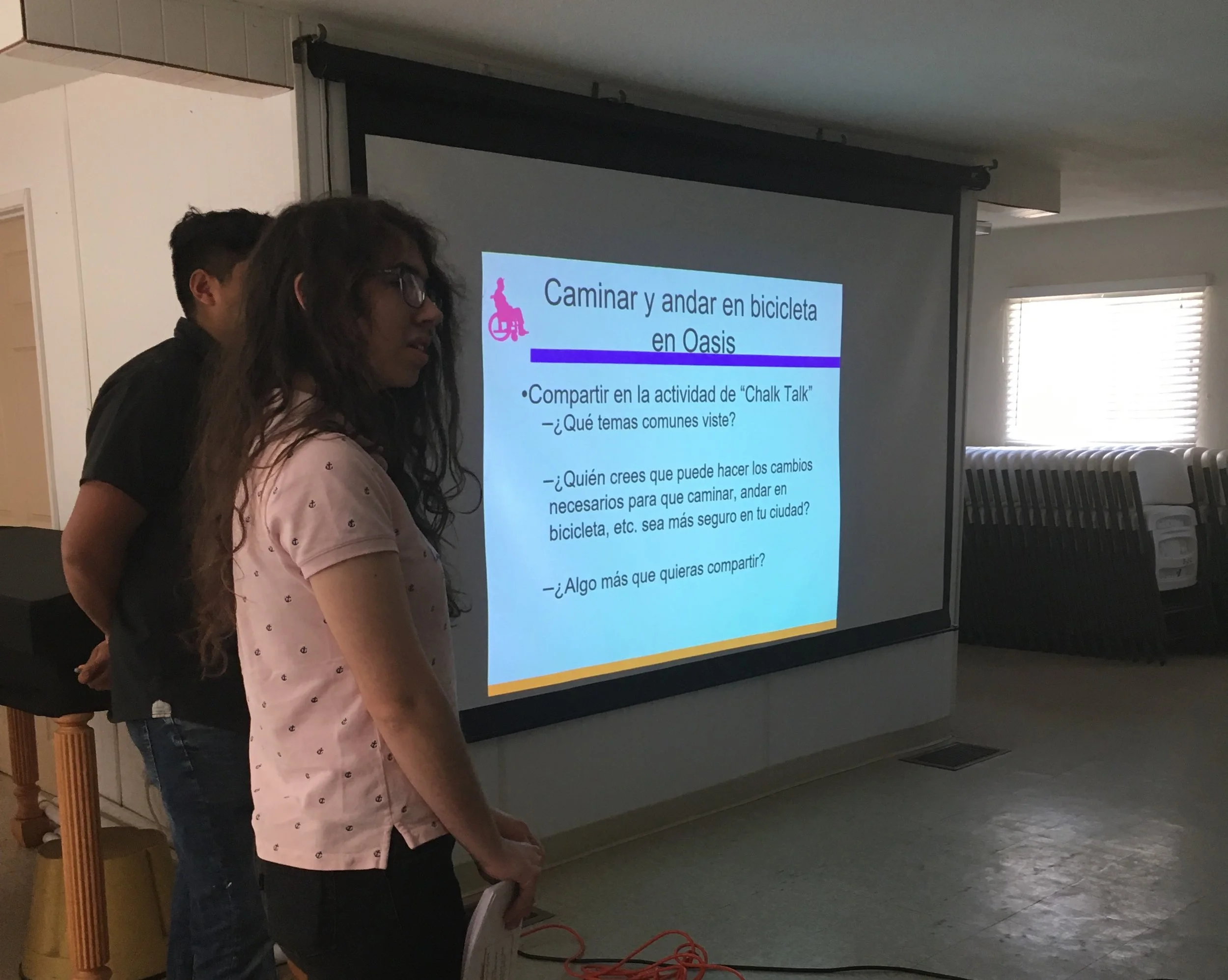 Youth Leaders facilitating training in classroom