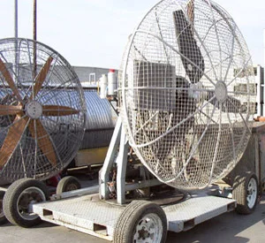 Gas Plant Wind Machine