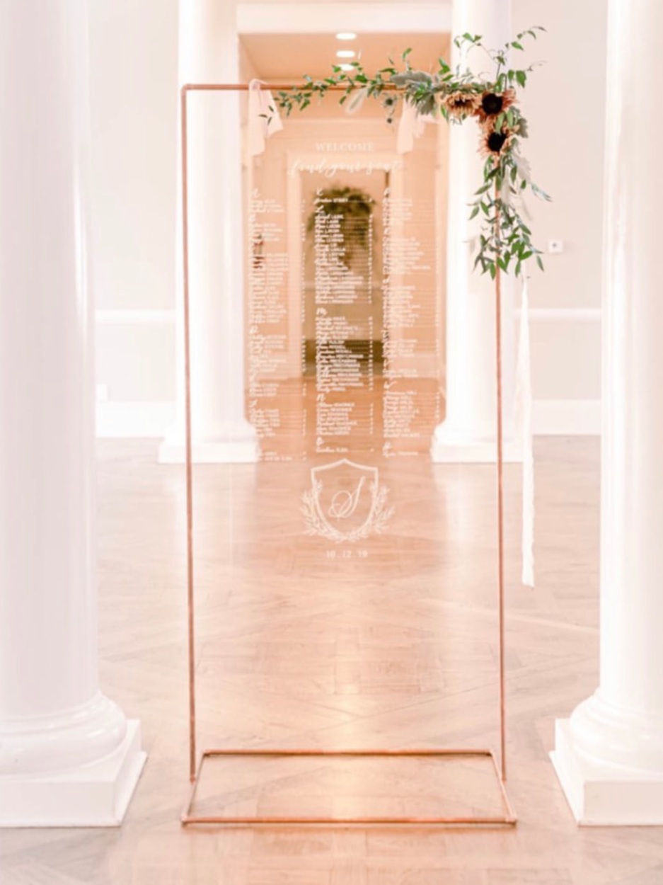 Wedding Day Signage Seating Charts And Welcome Signs Knapp Design Co