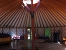 Inside Yurt
