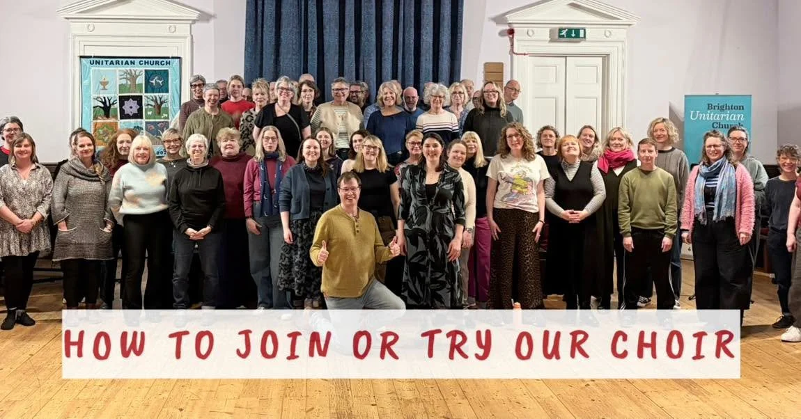 How to try us out at the taster sessions: 

Step 1: go to www.thegoodvibechoir.com 

Step 2: click your location &amp; purchase a taster or term ticket

Step 3: turn up and simply say your name

Enjoy!