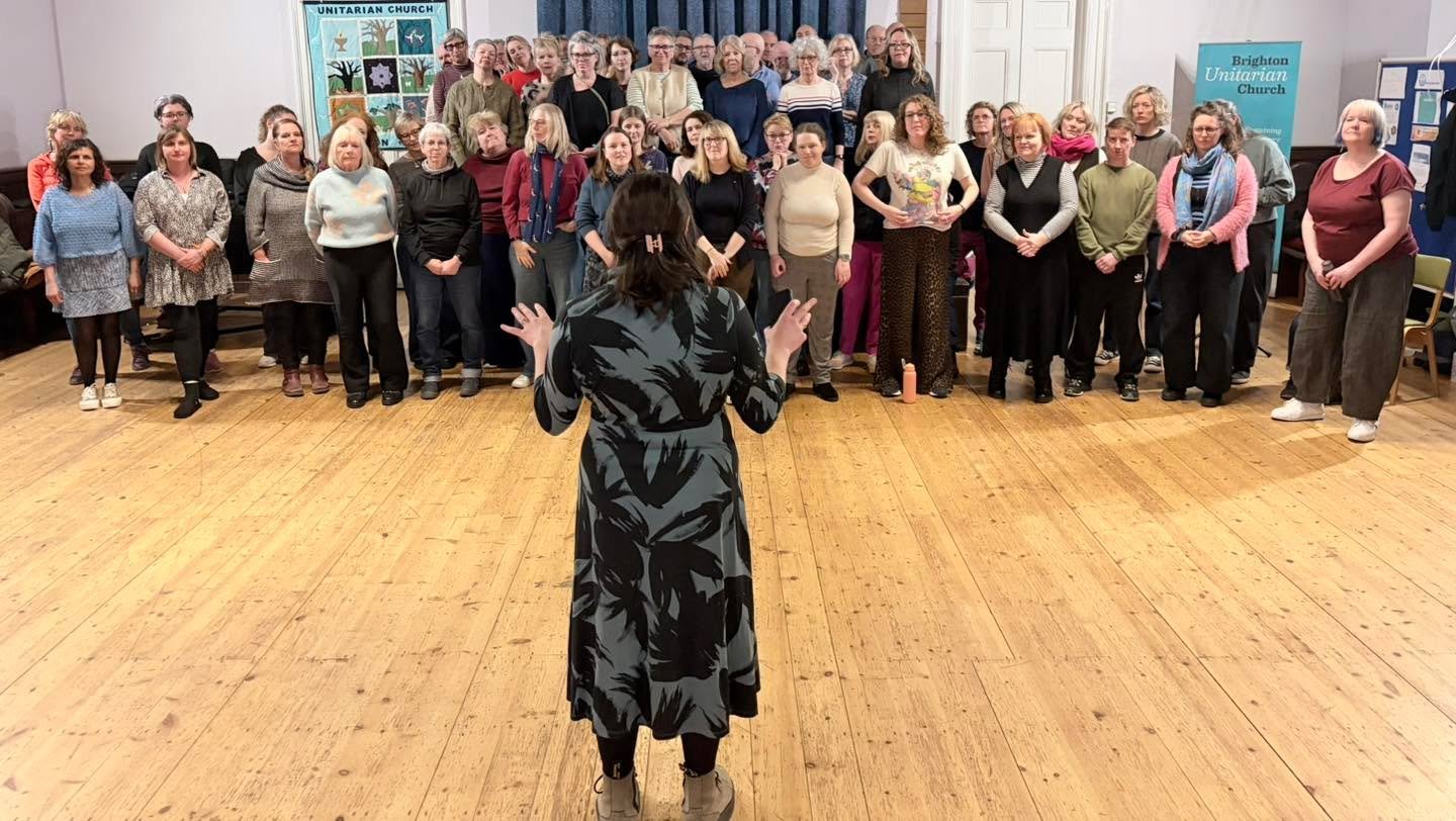 This week we go again, second taster session starts in Shoreham (27th), Lewes (28th), Brighton (29th) 

New members welcomed
www.thegoodvibechoir.com