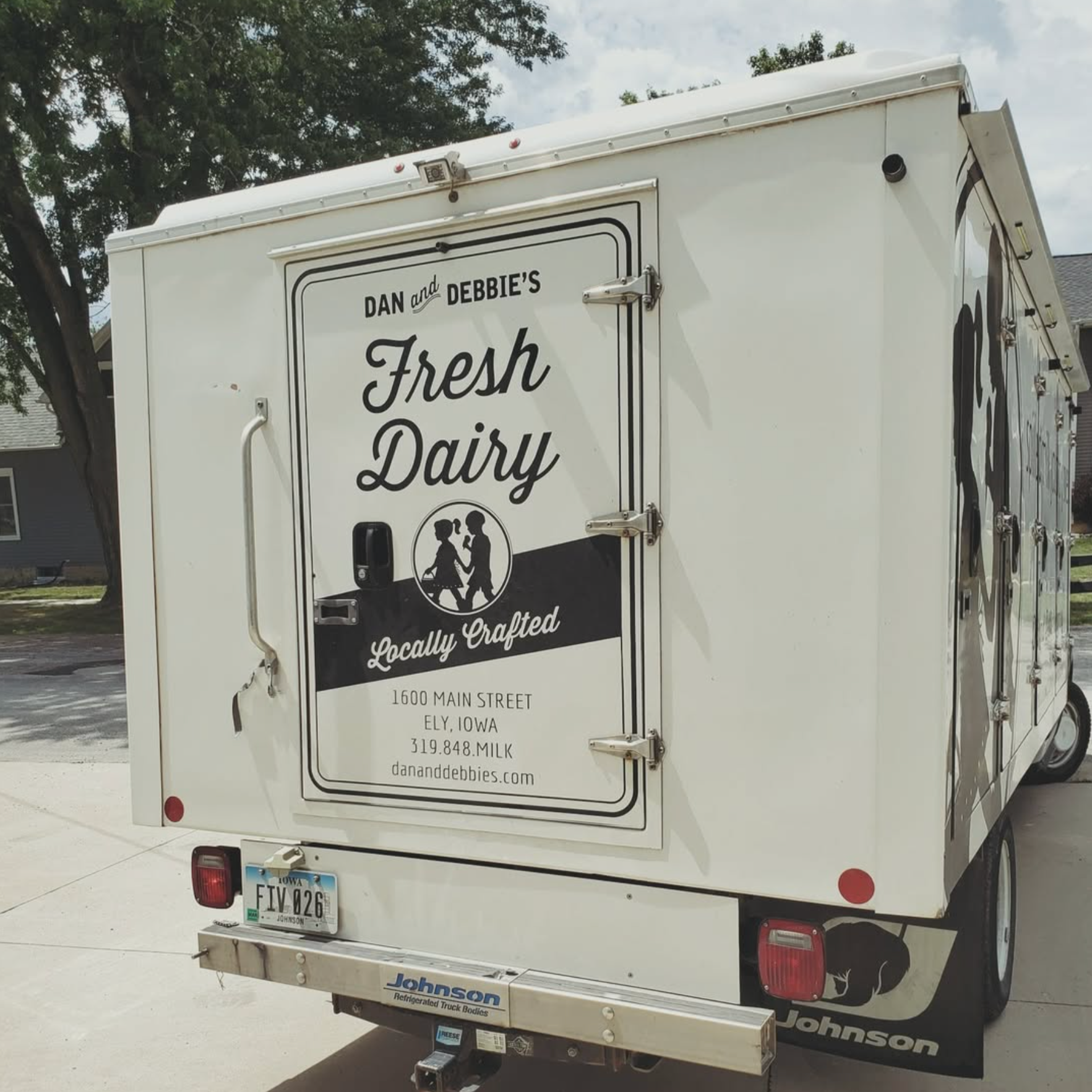 A delivery for a local dairy farm