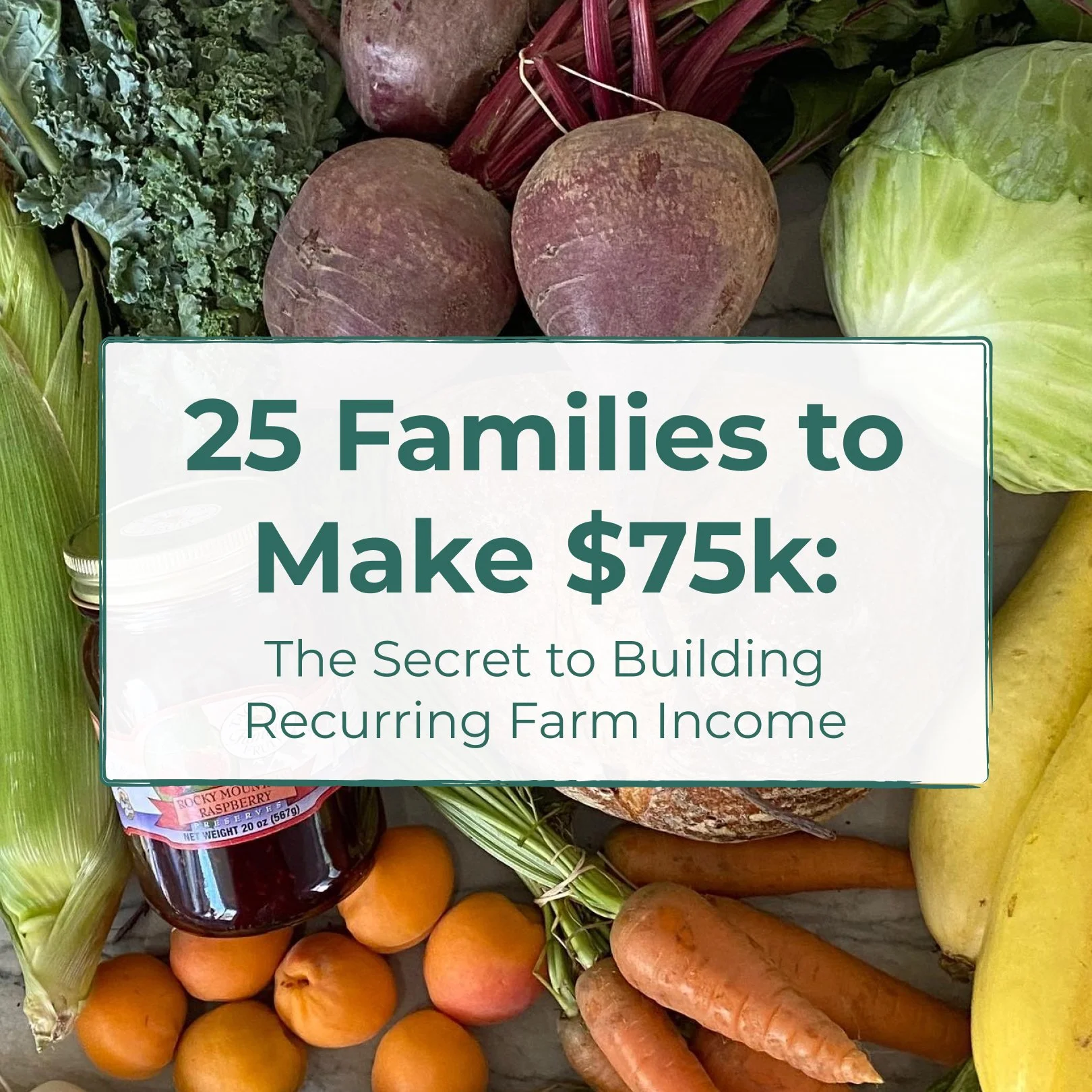 The Secret to Building Recurring Farm Income: Every 25 Families is $75K