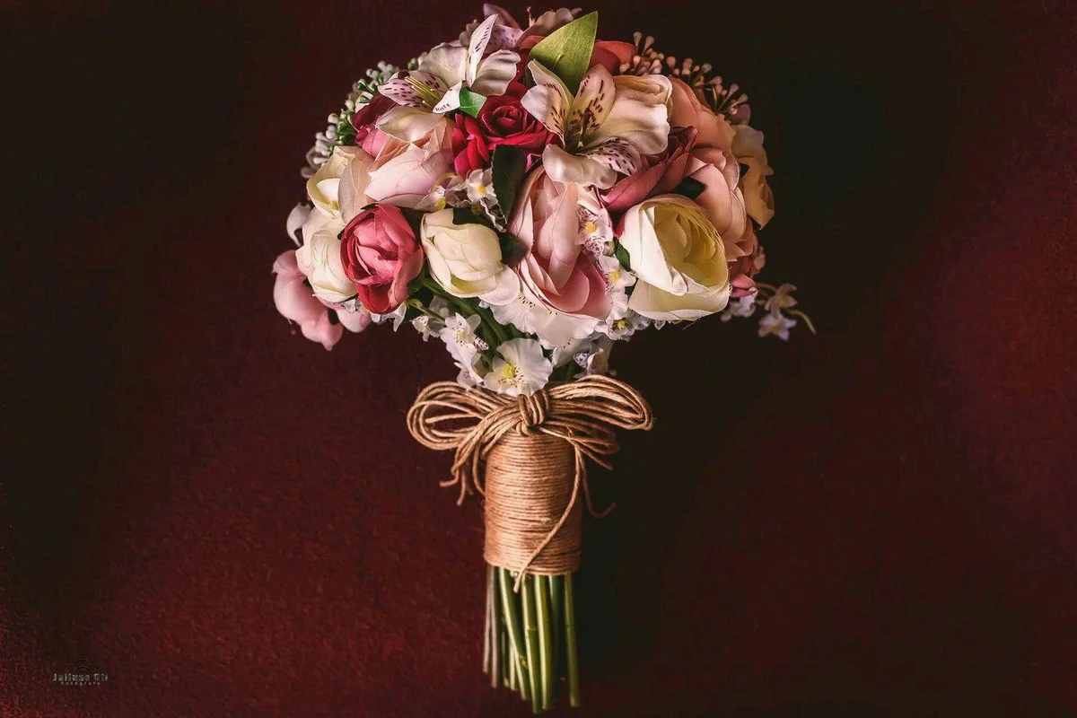 buque cor champanhe acessorios noiva ouro rose.jpg