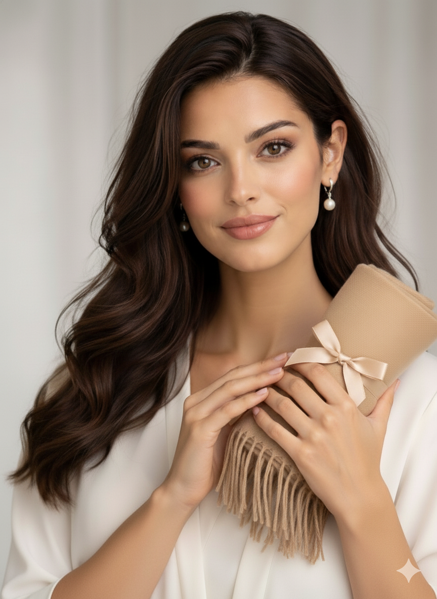 A Elegância Atemporal das Pashminas em Cores Neutras