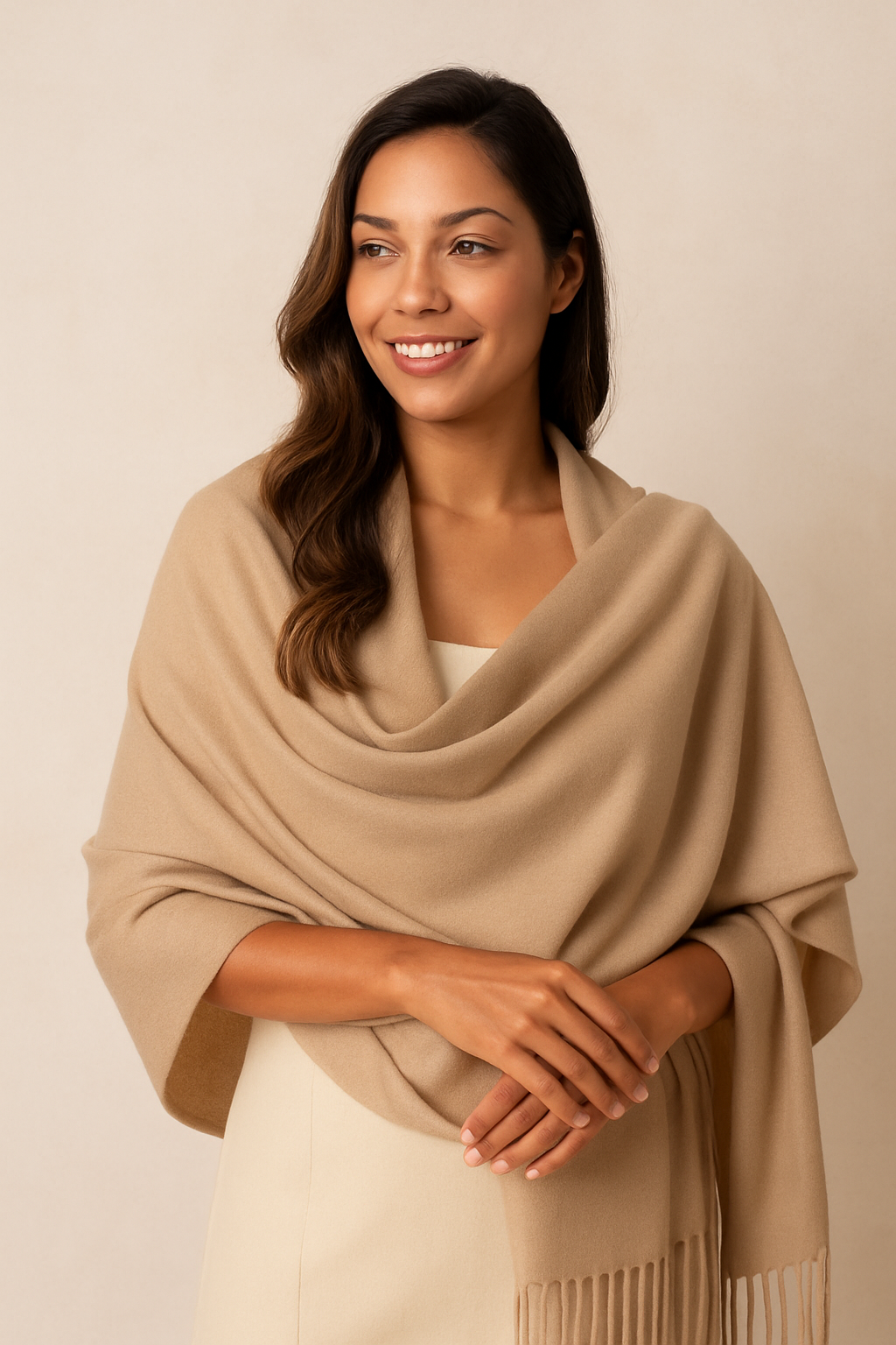 pashmina para casamento elegante