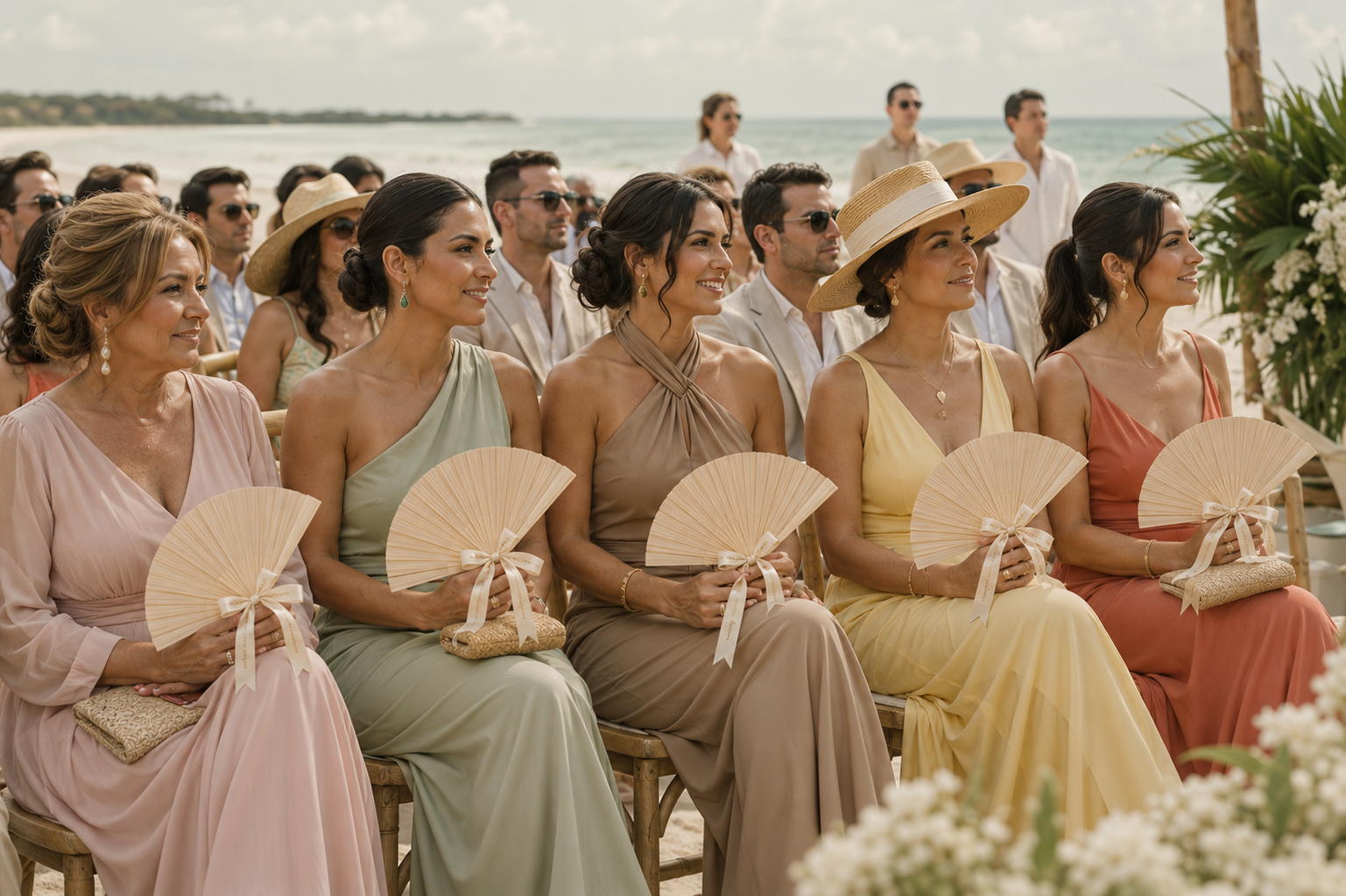 leques para casamento