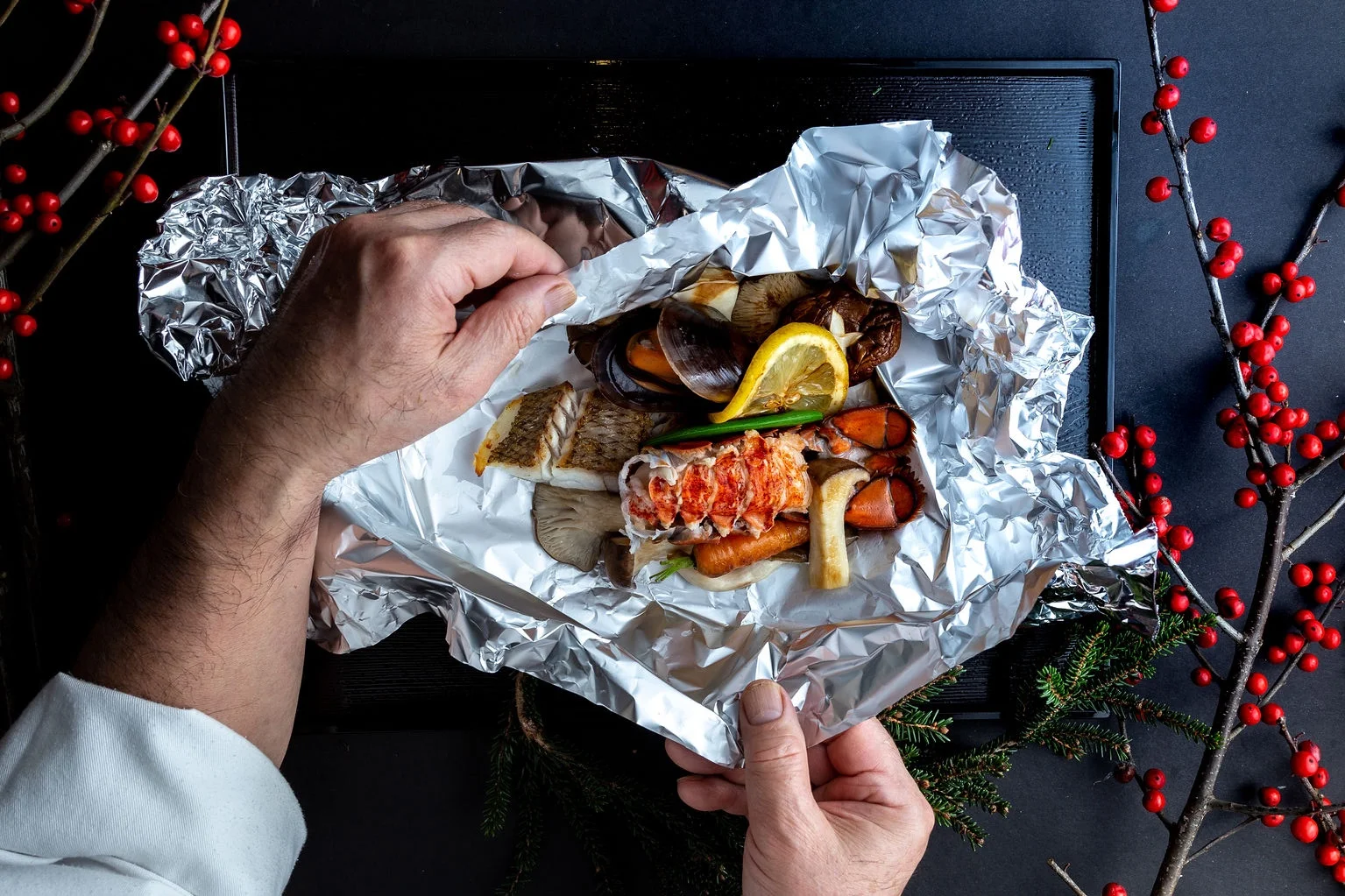 Lobster foil yaki