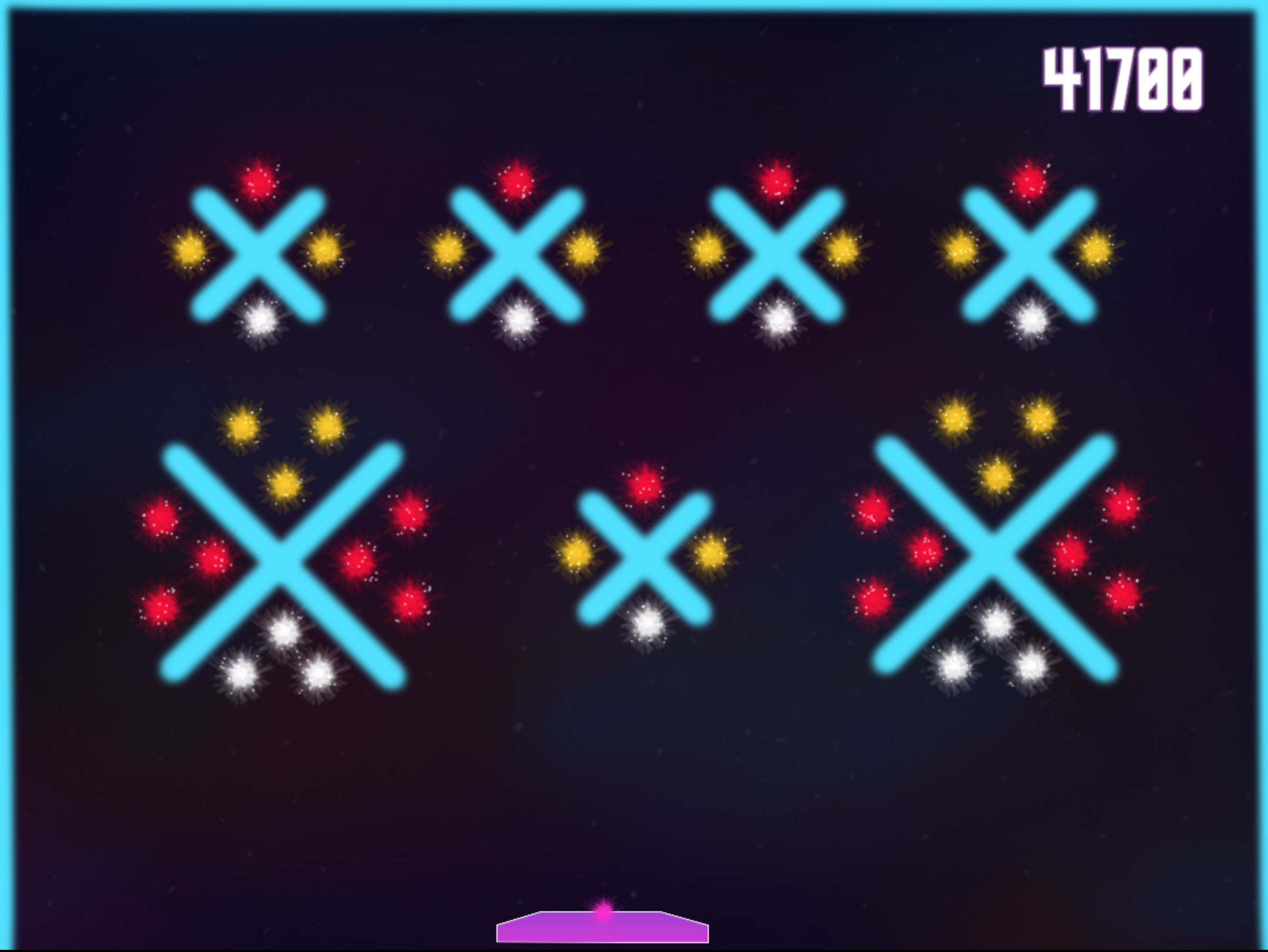 Level 10 - Black Hole: Just about every star hit in this level is accompanied by a blocker, but there is also an opportunity for the ball to bounce around a lot on its own, creating a satisfying final spectacle.