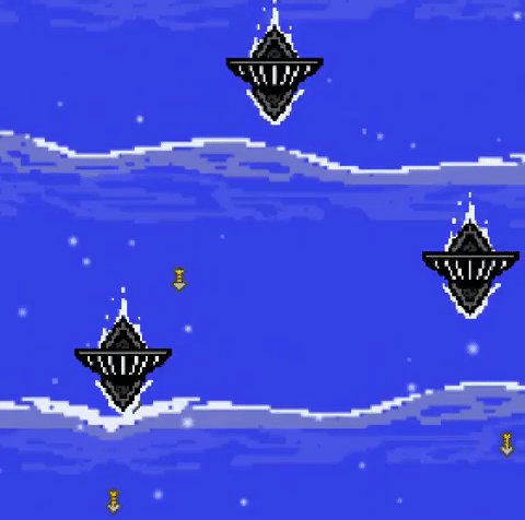 Smallest ships shooting arrows