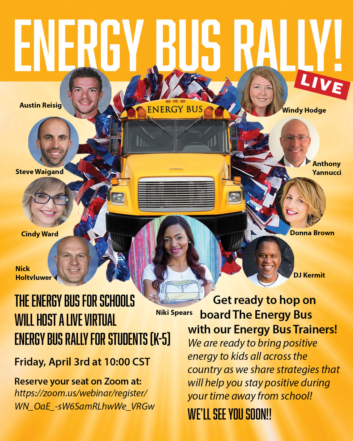 Energy Bus for Schools Rally