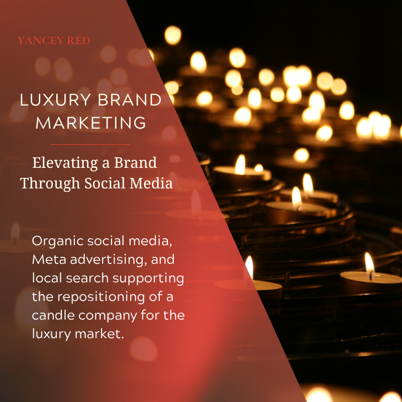 Social Media Marketing for a Luxury Candle Brand