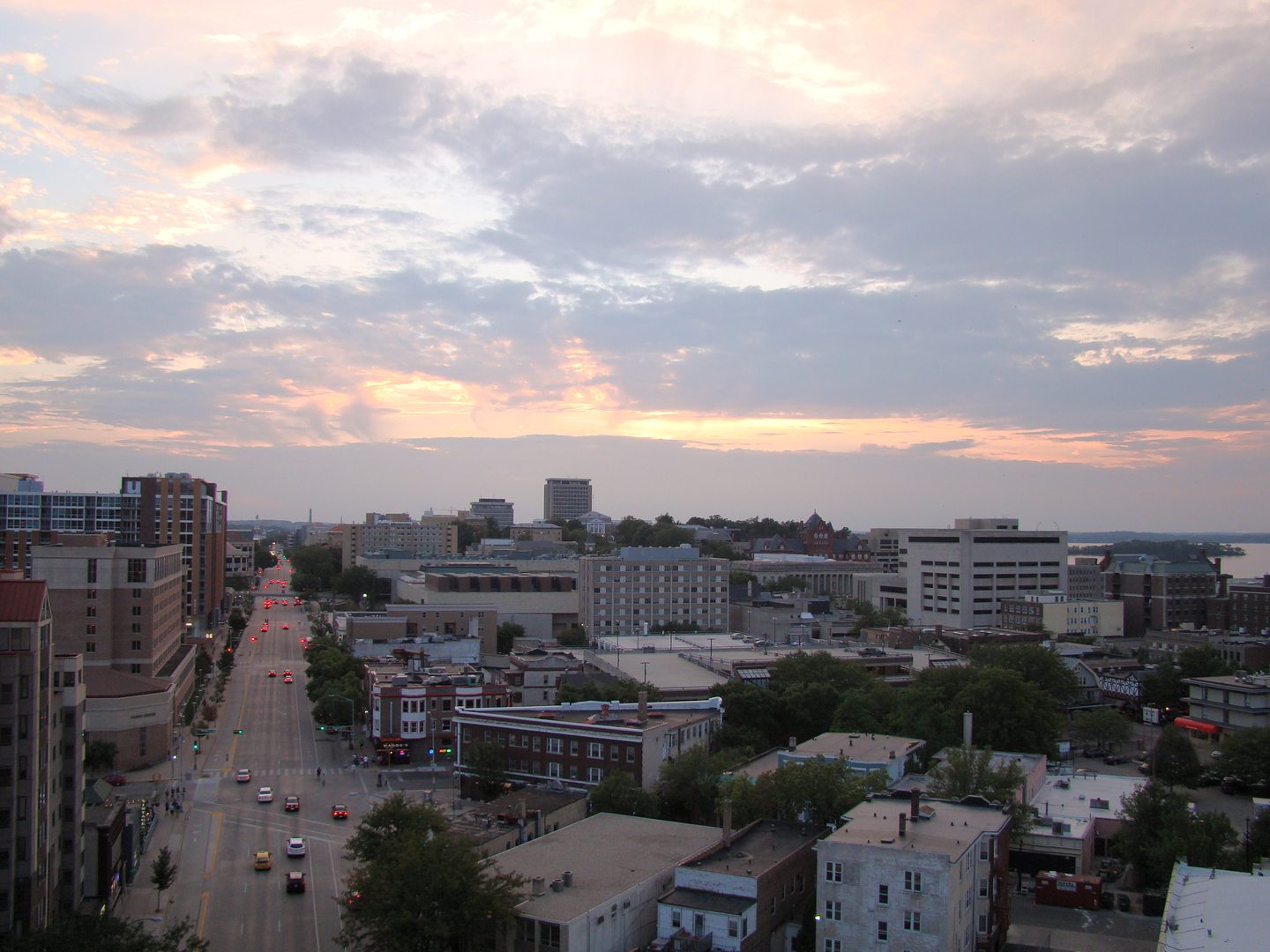 Enjoy beautiful views of Madison Wi from the Aberdeen Apartments