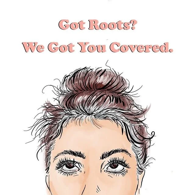 🌸Since we are ALL having to stay away from the salon for a bit longer ... Widows Peak is now offering Customized Color Kits delivered to our clients who would like to touch up their Base Colors at home. 🌼Simply DM us for more info or fill out a &ls