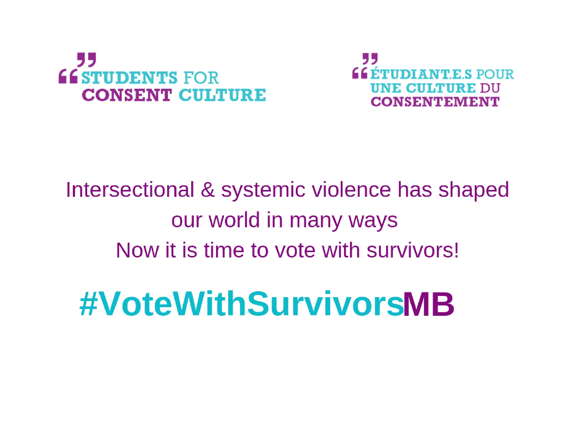 #VoteWithSurvivorsMB – Manitoba Election 2019