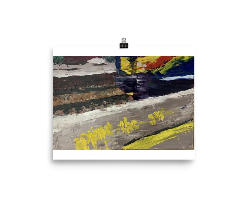 National Rail Line Painting_Mila Lynn