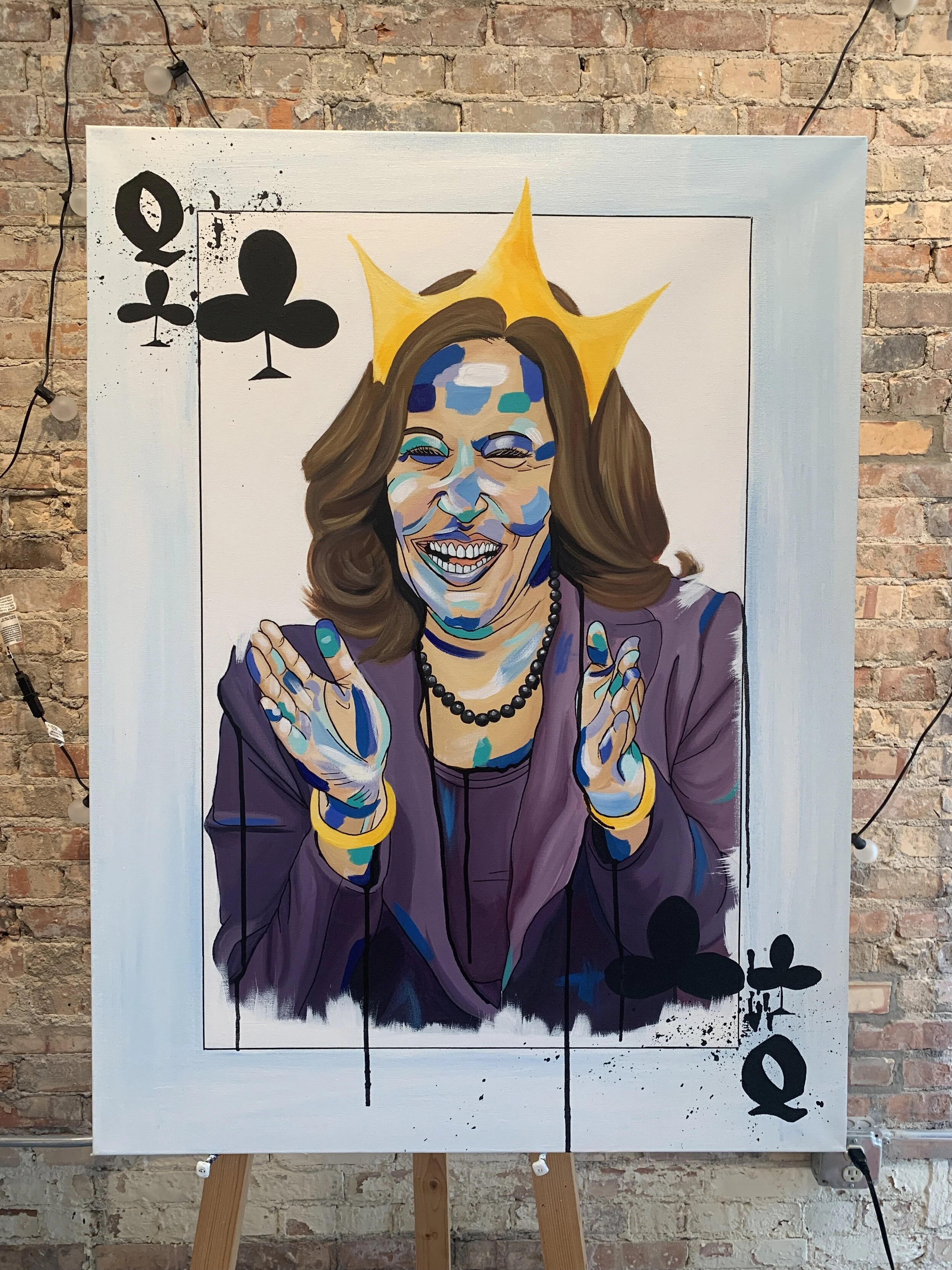 Kamala Harris "Queen of Clubs"
