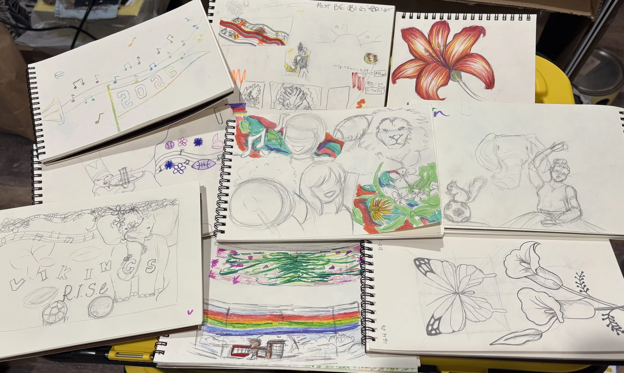 Everett High School Mural workshop