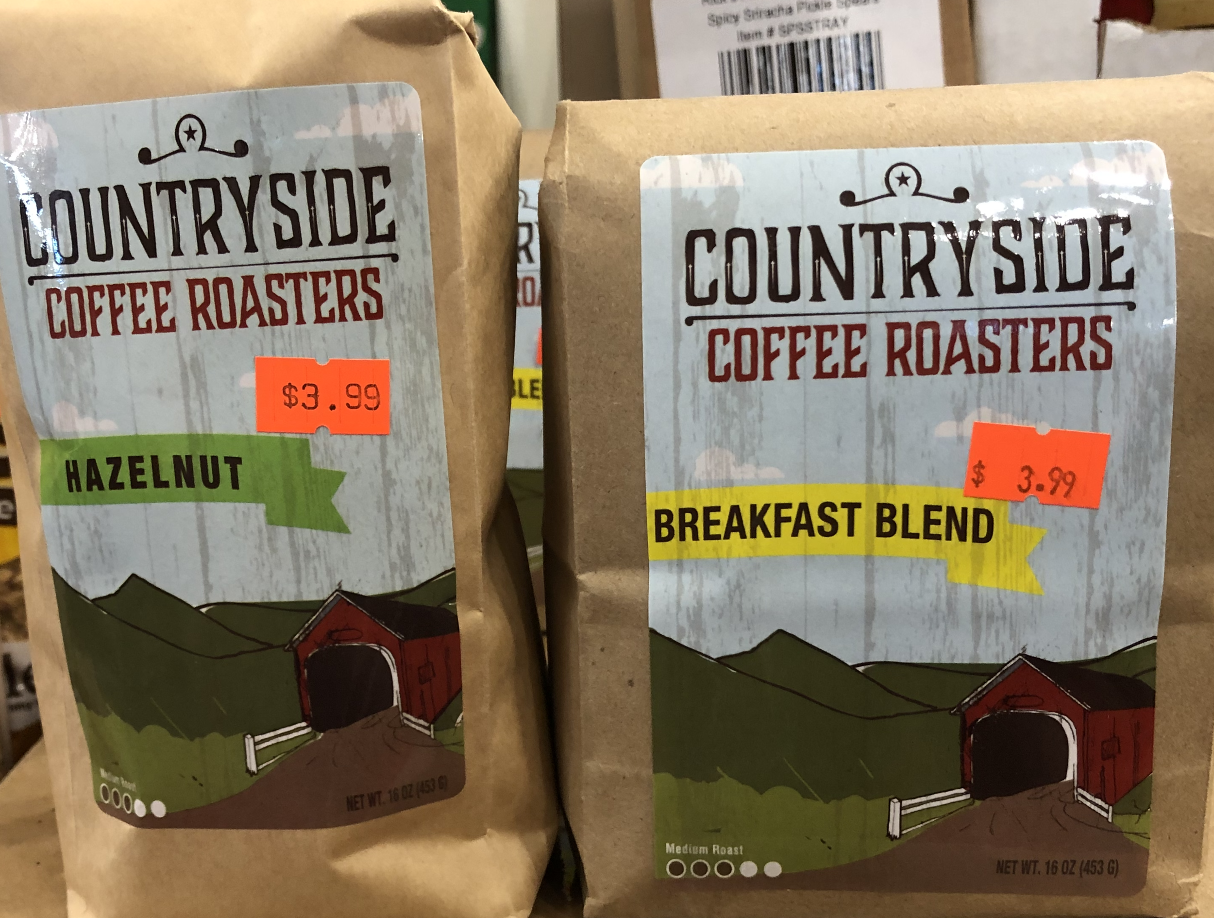 Countryside Roasters Coffee - Hazelnut & Breakfast Blend