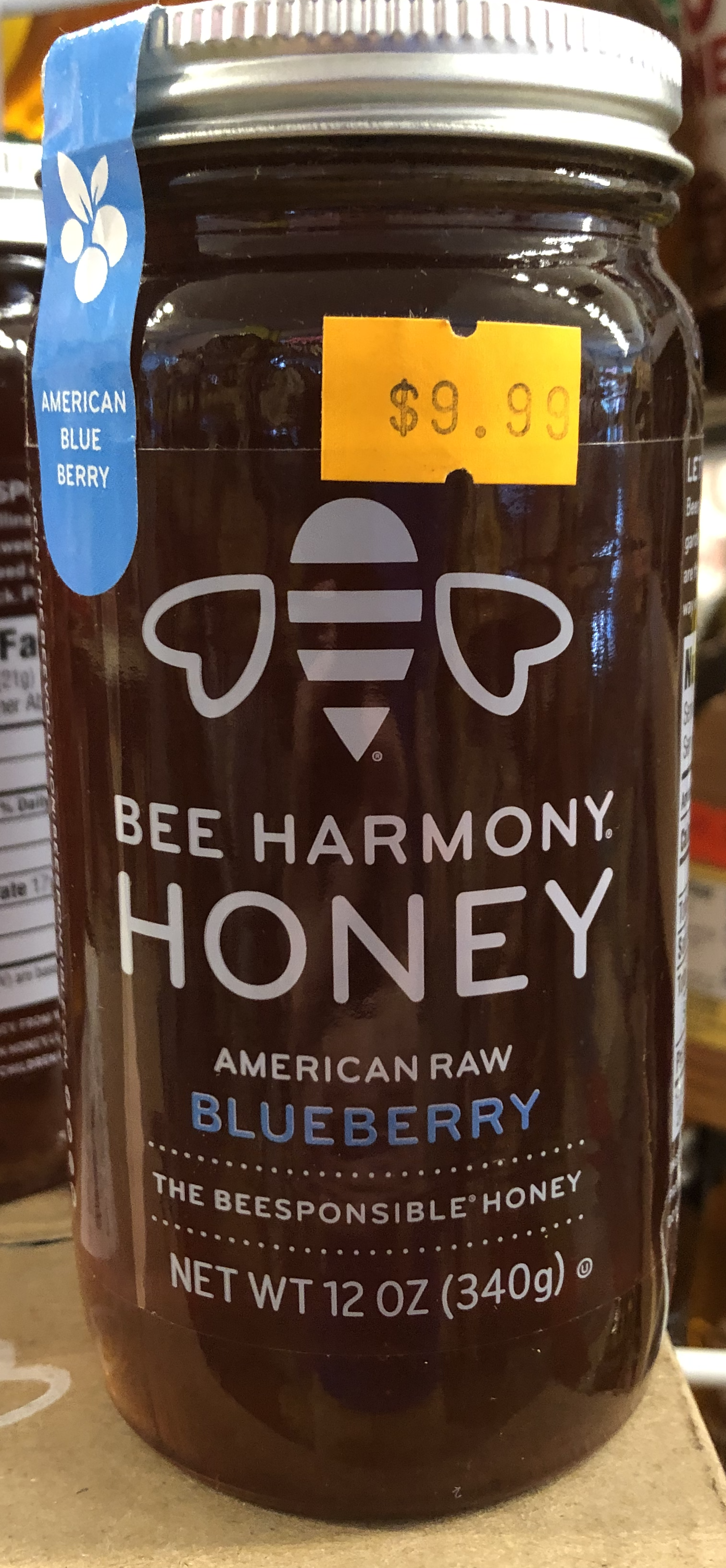 Bee Harmony Honey - American Raw Blueberry