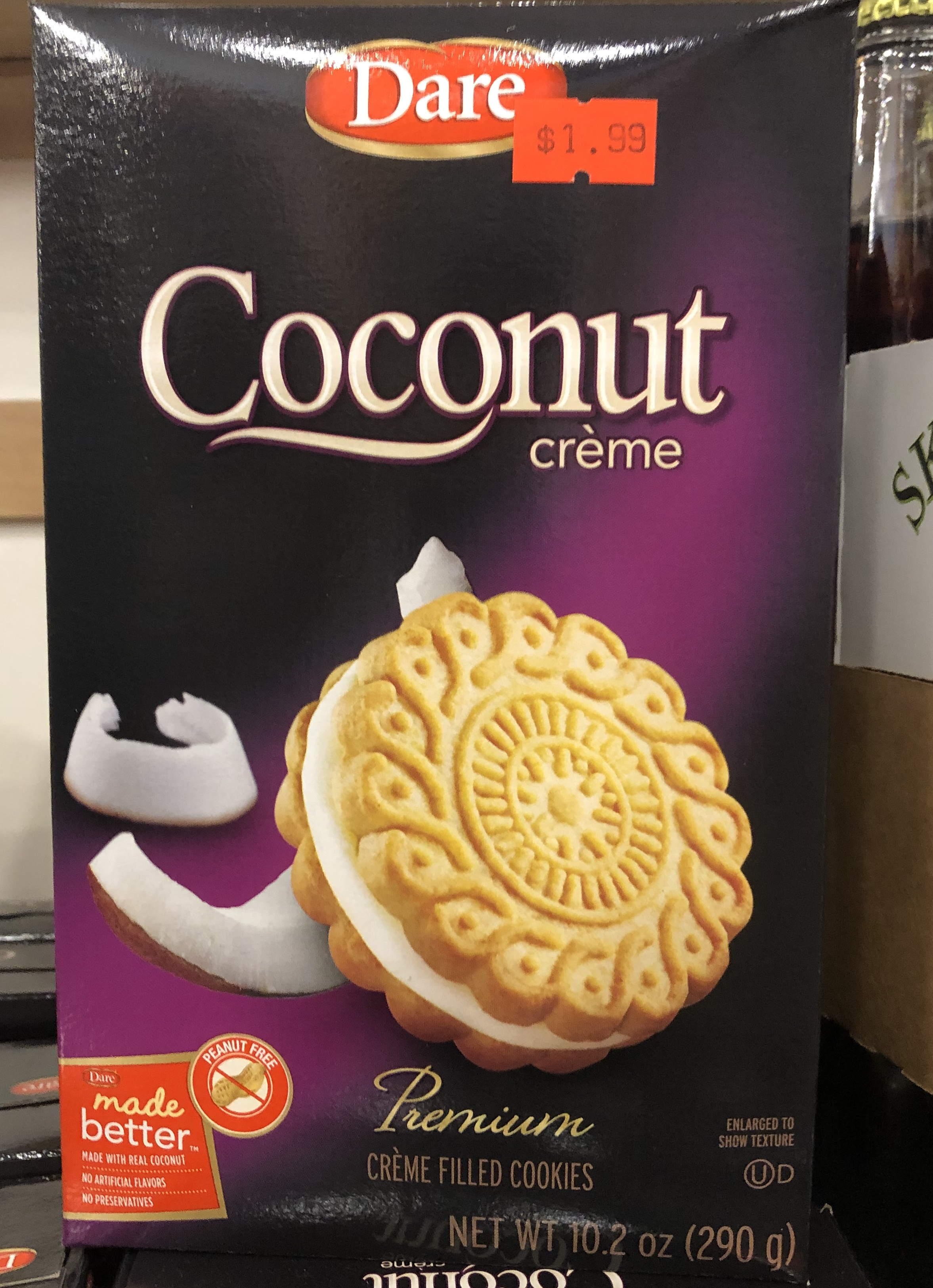 Dare Coconut Creme Cookies