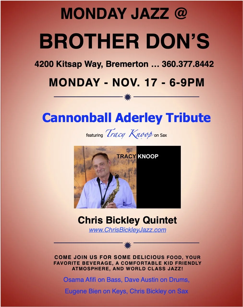 Monday Jazz @ Brother Don's 