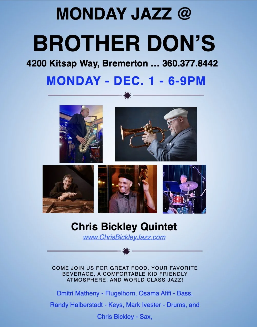 Monday Jazz @ Brother Don's