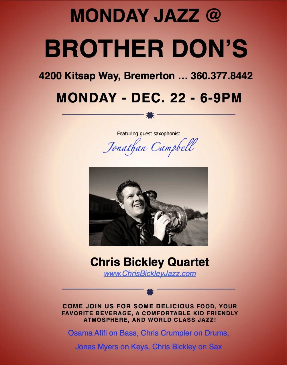 Monday Jazz @ Brother Don's
