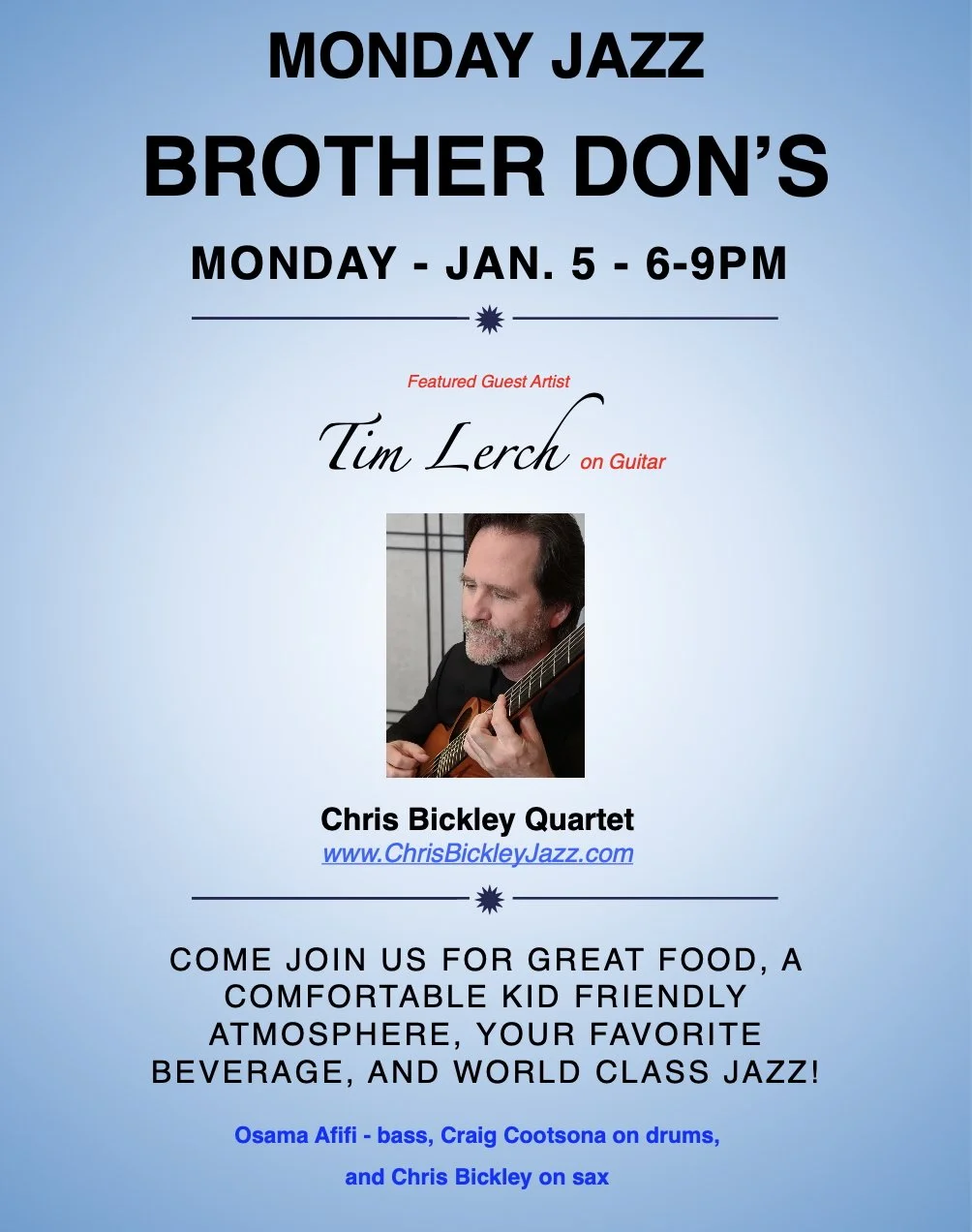 Monday Jazz @ Brother Don's