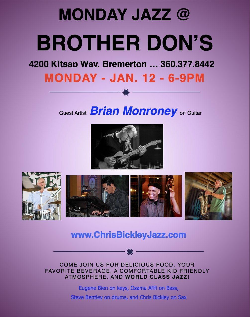 Monday Jazz @ Brother Don's