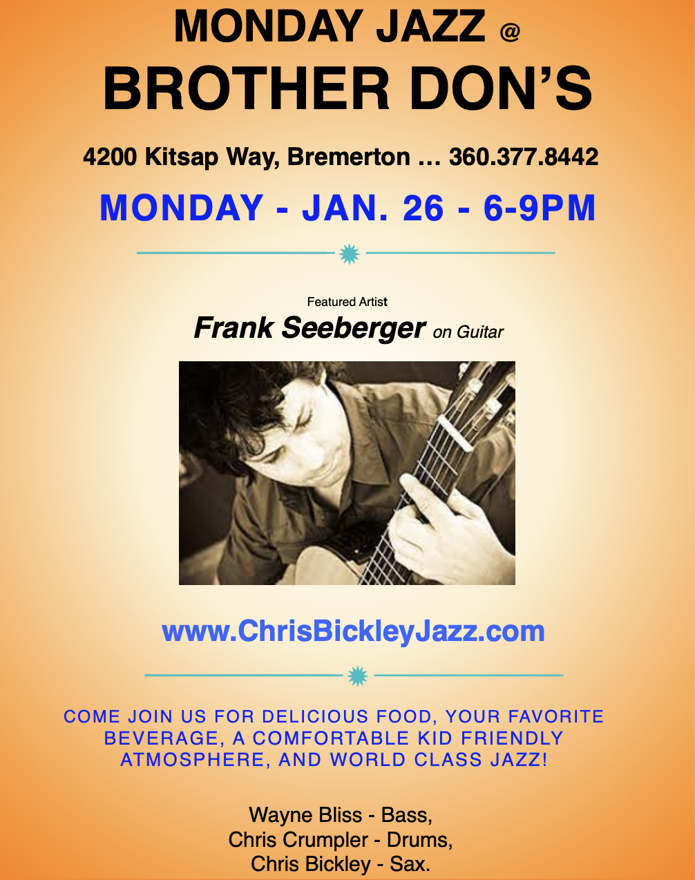 Monday Jazz @ Brother Don's 