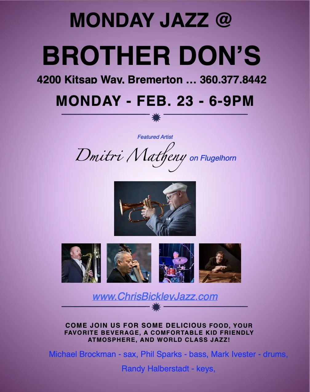 Monday Jazz @ Brother Don's