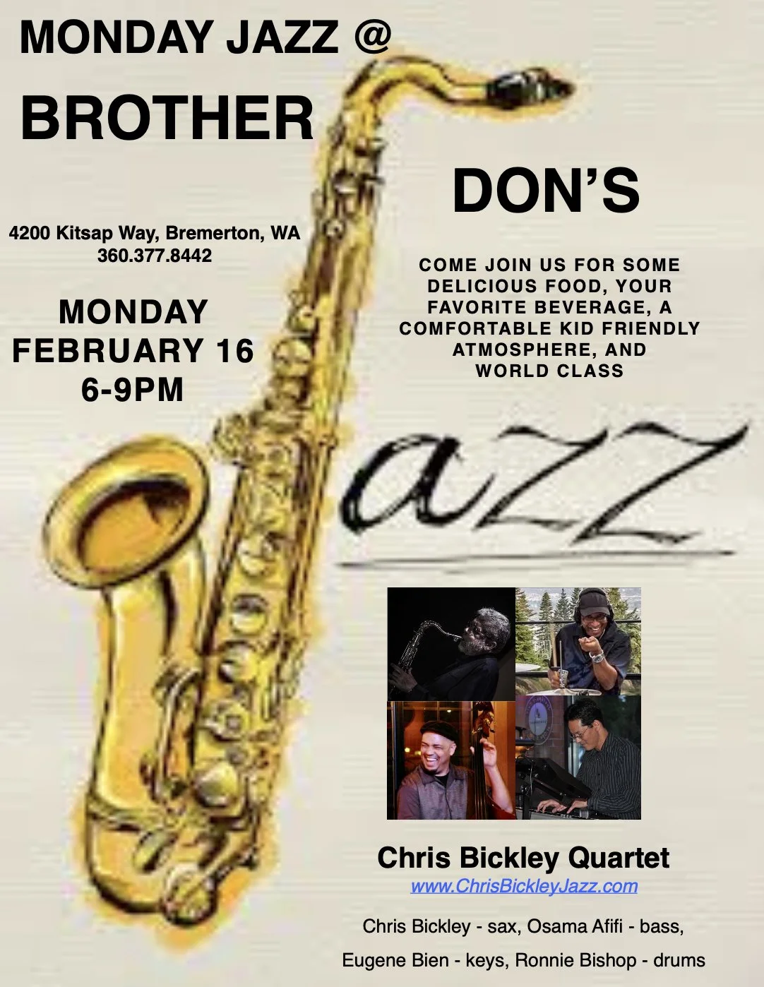 Monday Jazz @ Brother Don's