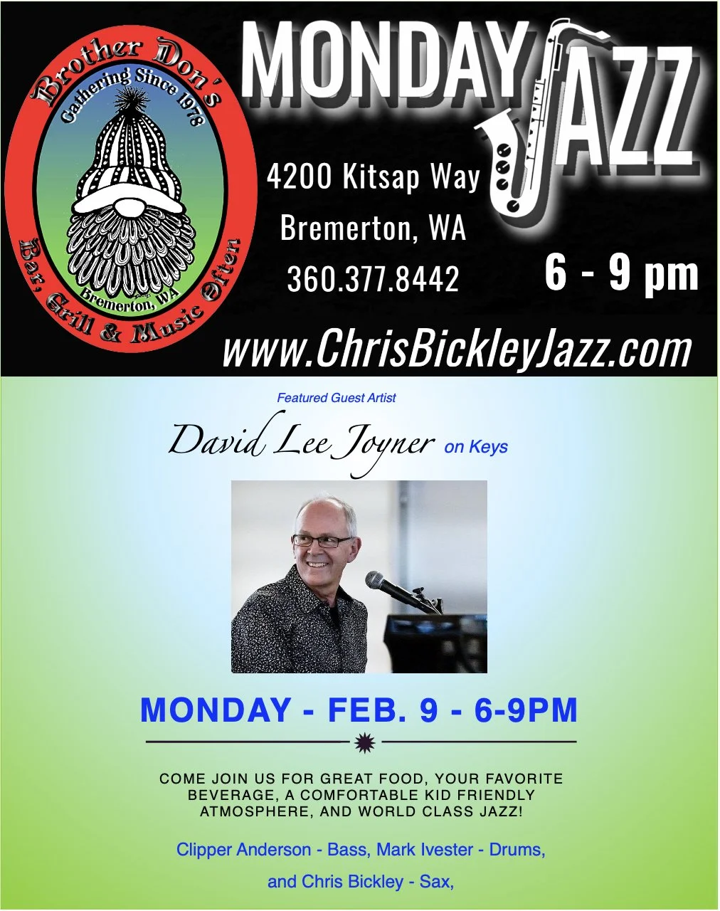 Monday Jazz @ Brother Don's