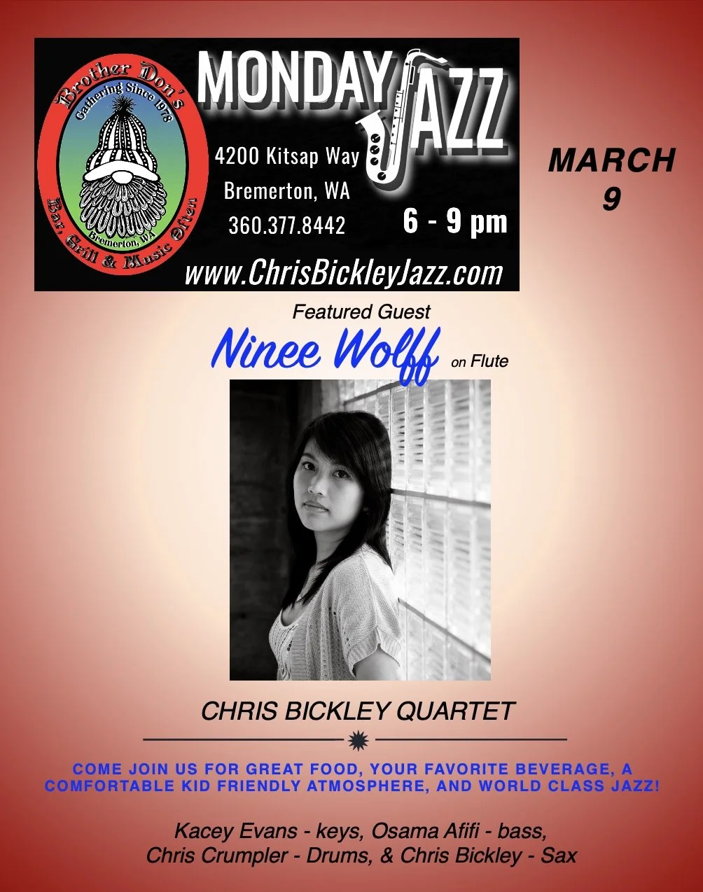 Monday Jazz @ Brother Don's 