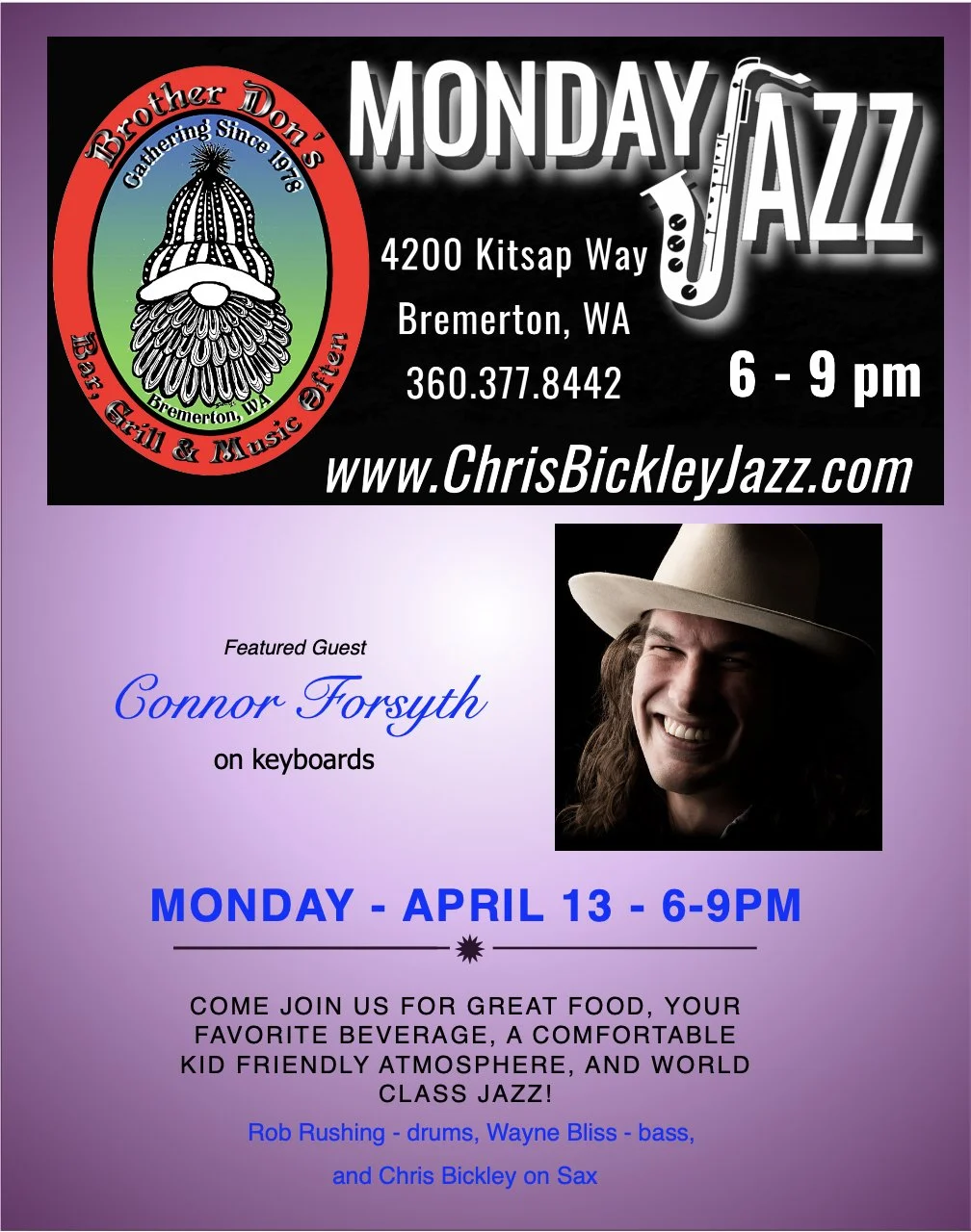 Monday Jazz @ Brother Don's 