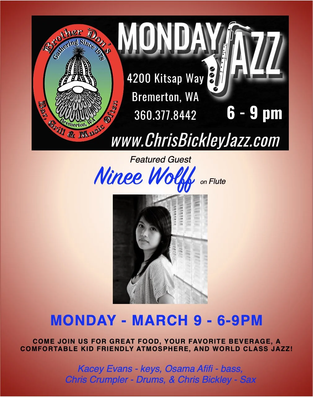 Monday Jazz @ Brother Don's 