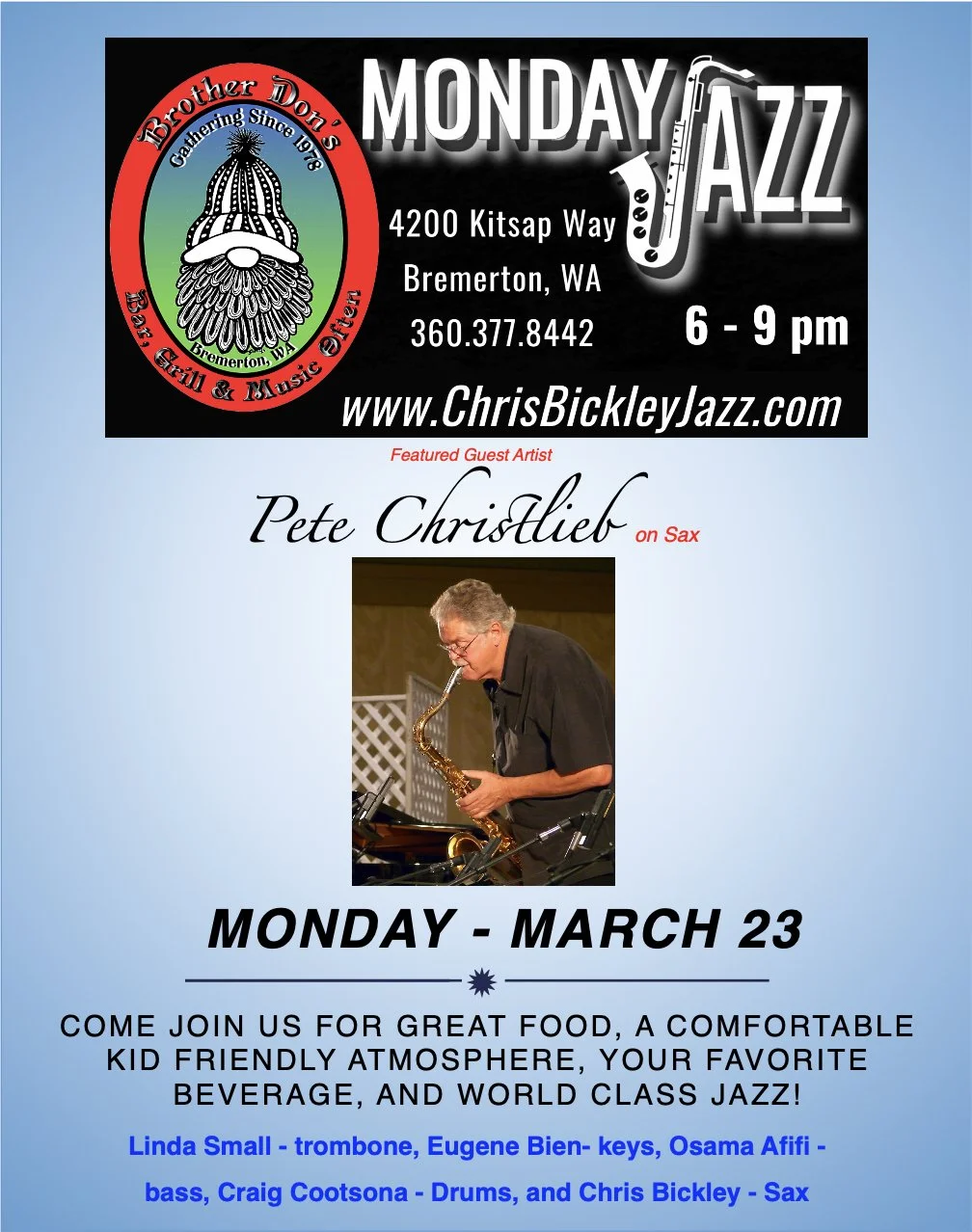 Monday Jazz @ Brother Don's