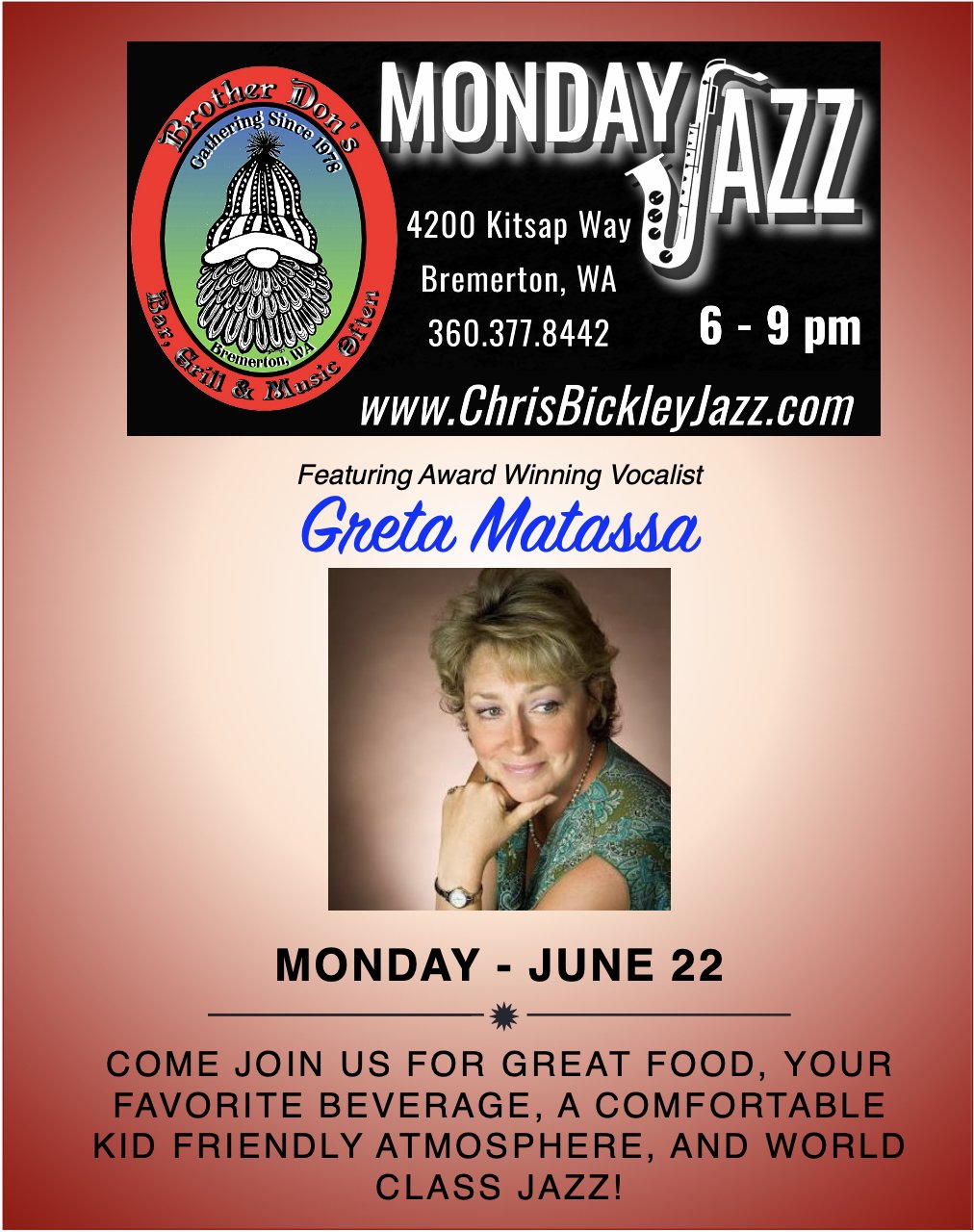 Monday Jazz @ Brother Don's