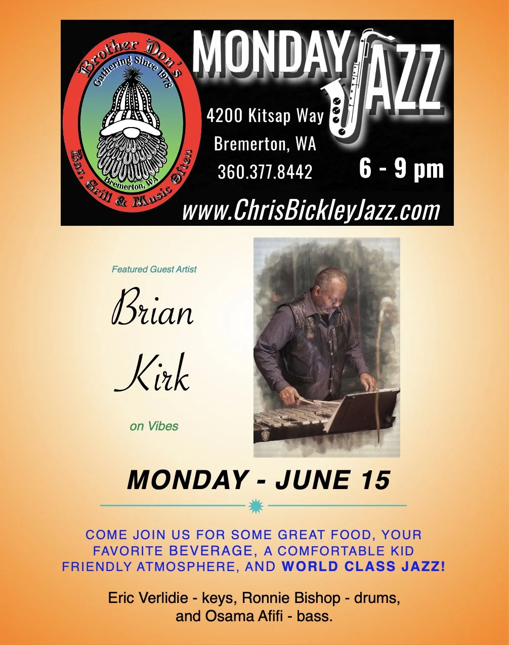 Monday Jazz @ Brother Don's 