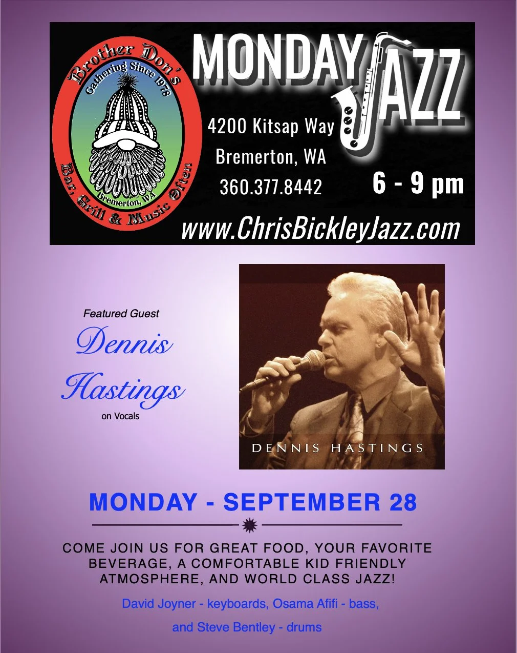 Monday Jazz @ Brother Don's