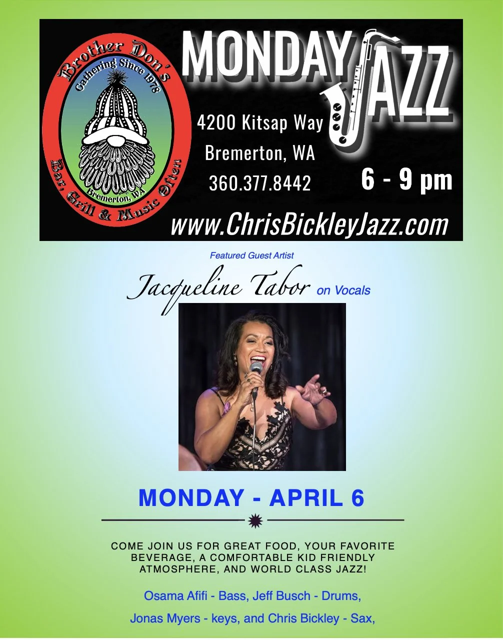 Monday Jazz @ Brother Don's