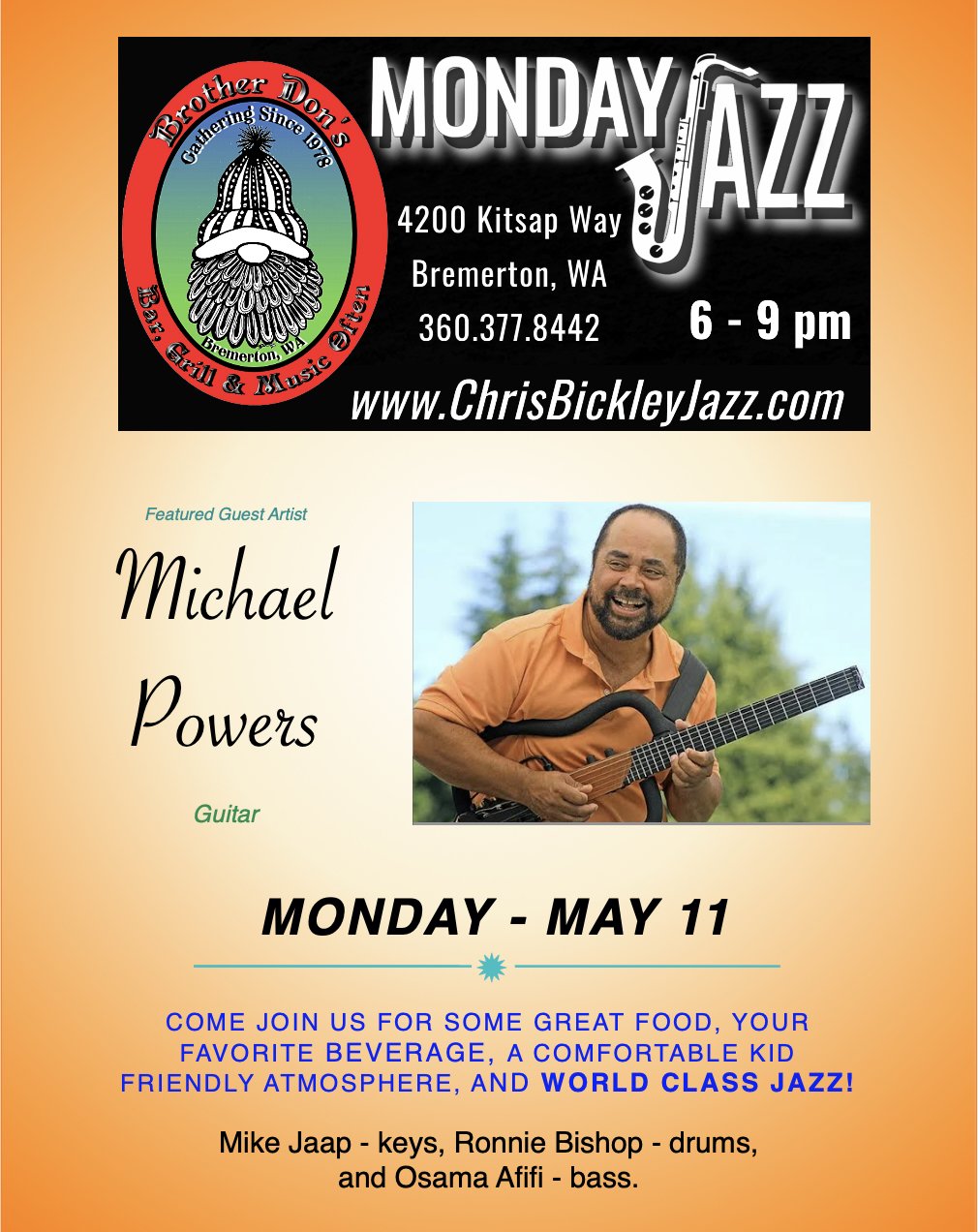 Monday Jazz @ Brother Don's 