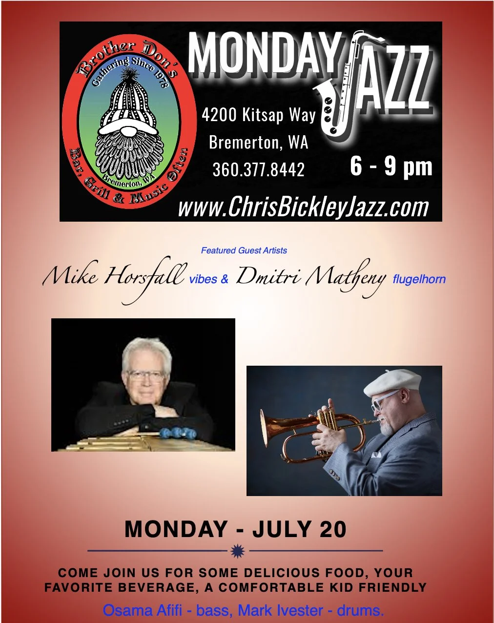 Monday Jazz @ Brother Don's