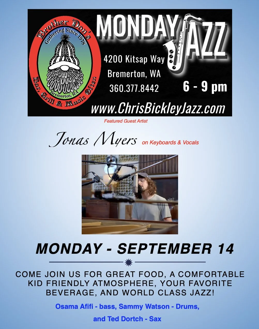 Monday Jazz @ Brother Don's