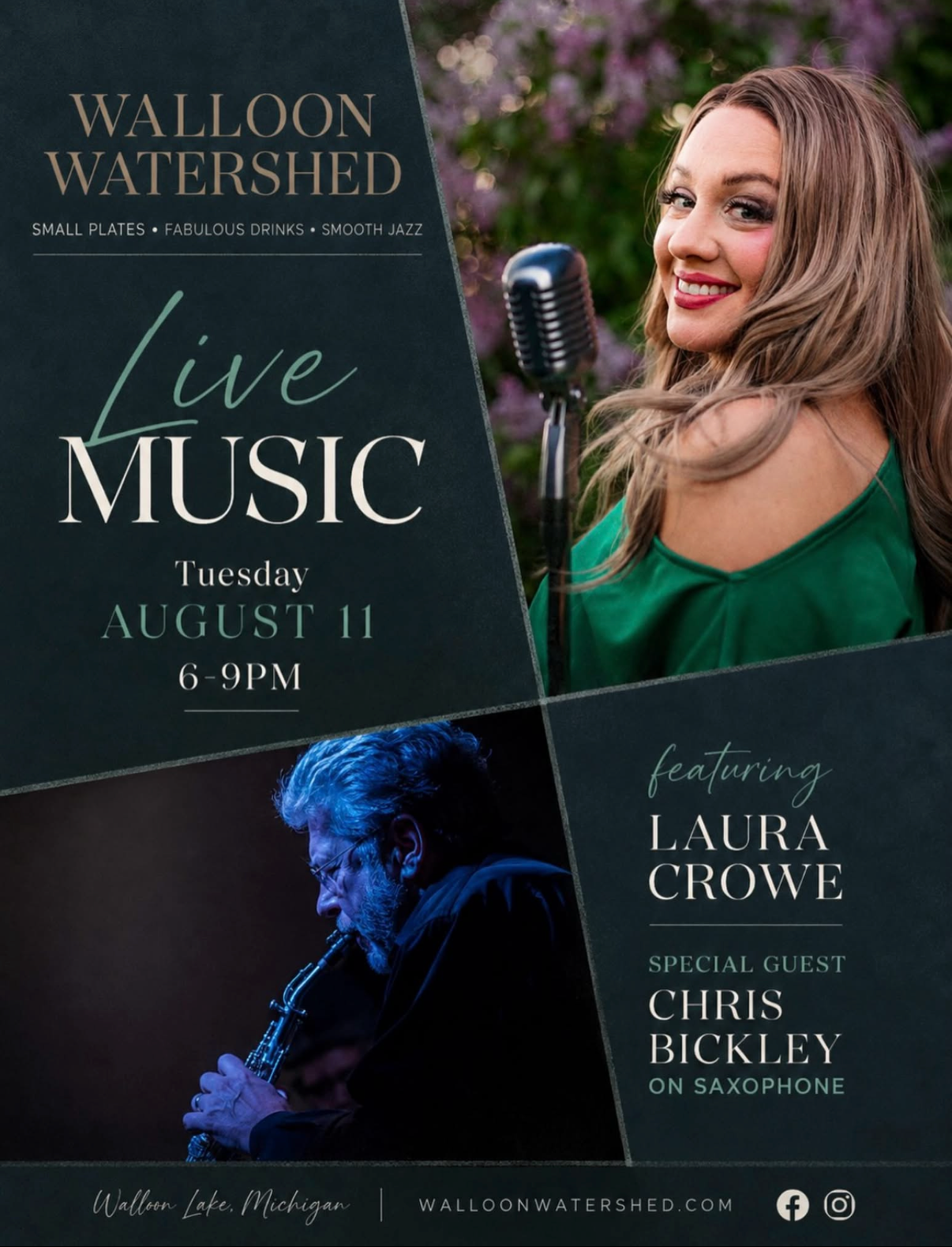Jazz W/Laura Crowe @ the Walloon Watershed 