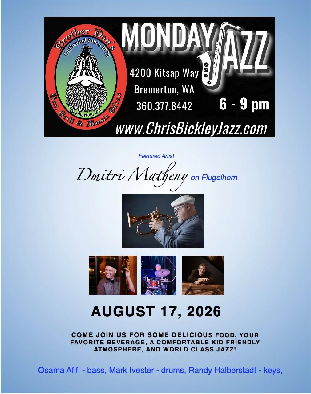Monday Jazz @ Brother Don's